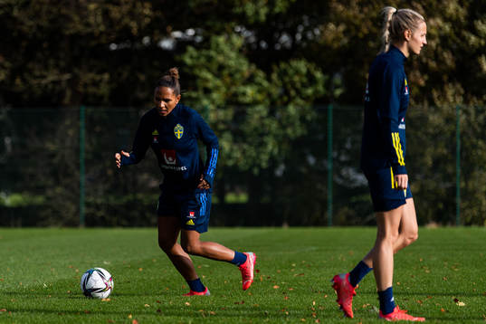 Madelen Janogy of the Swedish women’s national football