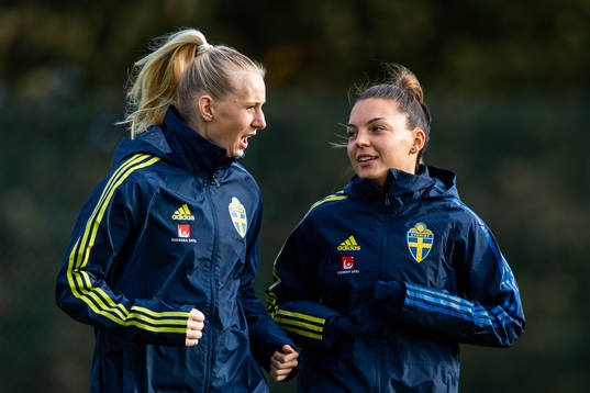Madelen Janogy and Johanna Rytting Kaneryd of the Swedish
