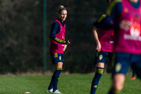 Emma Kullberg of the Swedish women’s national football
