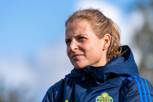 Anna Anvegård of the Swedish women’s national football
