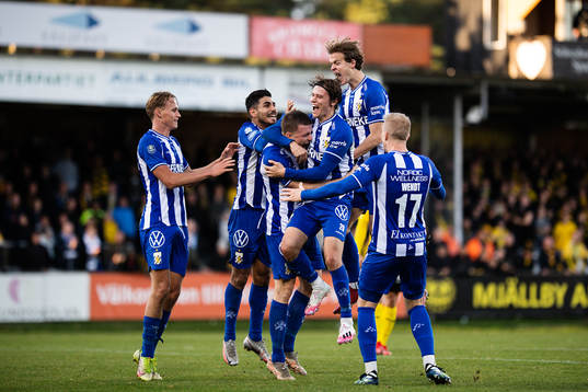 IFK Göteborgs Calle Johansson jublar