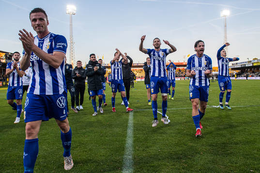 under fotbollsmatchen i Allsvenskan mellan Mjällby och IFK