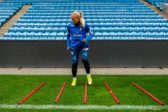 Guro Bergsvand of the Norwegian women's national football