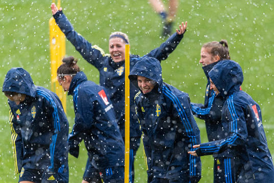 Lina Hurtig of the Swedish women's national football team