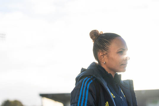 Madelen Janogy of the Swedish women's national football