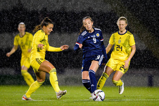 Johanna Rytting Kaneryd and Rebecka Blomqvist of Sweden