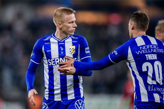 IFK Göteborgs Oscar Wendt och Simon Thern