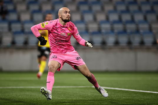 Mjällbys målvakt Carl-Johan Eriksson