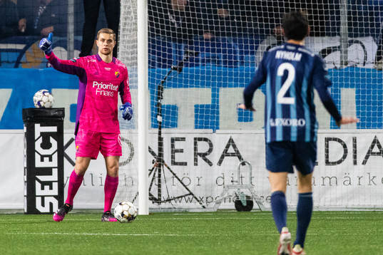 Djurgårdens målvakt Aleksandr Vasyutin
