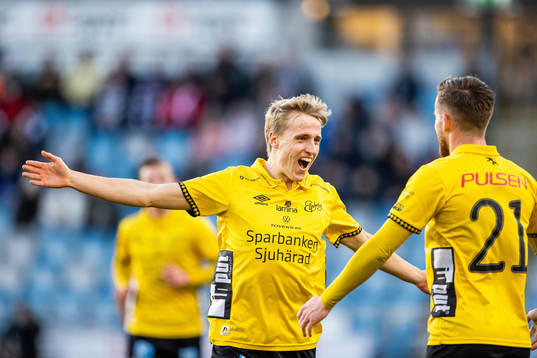 Elfsborgs Jeppe Møldrup Okkels jublar
