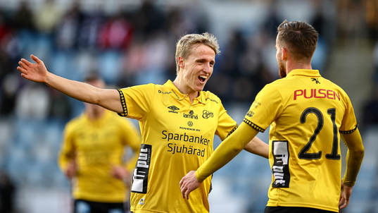 Elfsborgs Jeppe Møldrup Okkels jublar