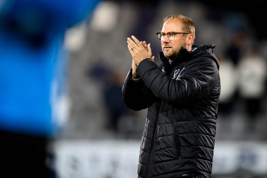 Halmstads tränare Magnus Haglund