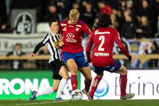Landskronas Kevin Jensen och Östers Mattias Adolfsson