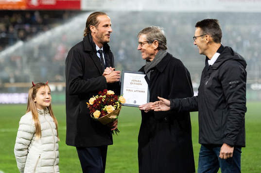 Jonas Olsson tilldelas Hall Of Fame