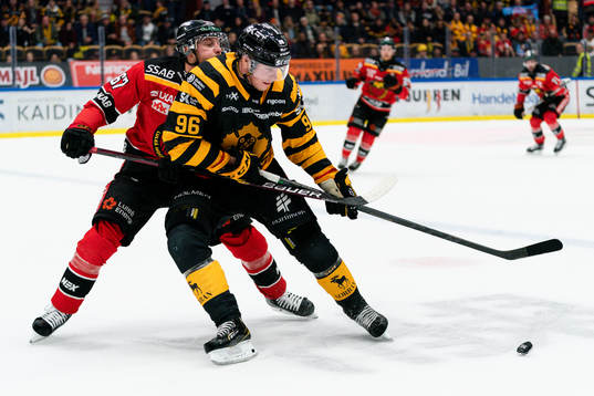 Luleås Linus Omark och Skellefteås Rickard Hugg