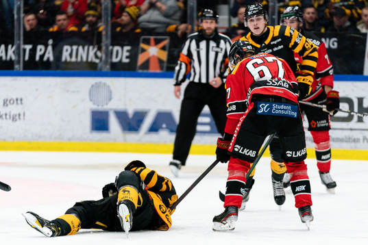Skellefteås Rickard Hugg och Luleås Linus Omark
