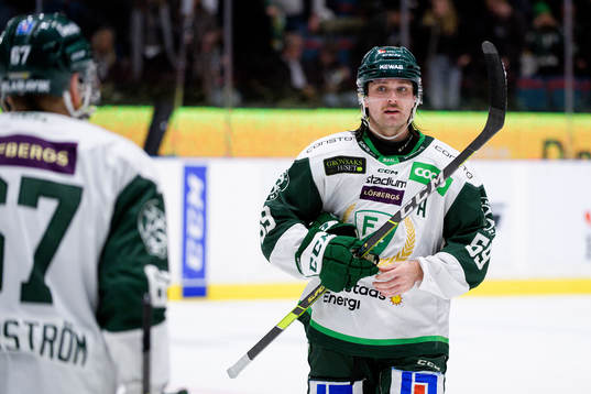 Färjestads Linus Johansson deppar