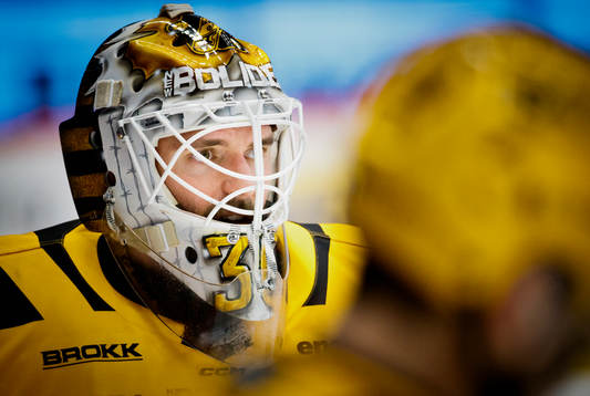 Skellefteås målvakt Gustaf Lindvall