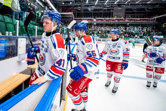 Oskarshamns Johan Johnsson och Robin Norell deppar