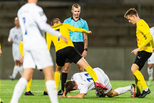 Lunds Måns Hofvander och IFK Malmös Emil Jönsson