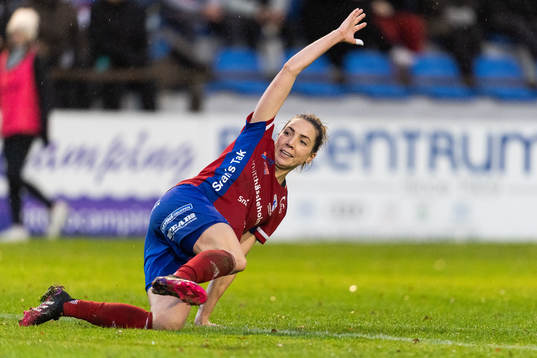 Vittsjös Clara Markstedt jublar