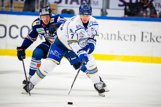 Växjös Martin Lundberg och Leksands Benjamin Thomas