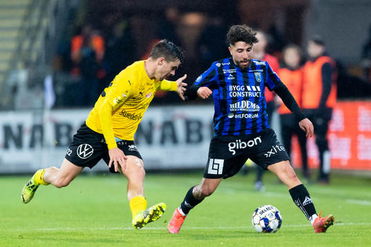 Mjällbys Jesper Gustavsson och Sirius Moustafa Zeidan