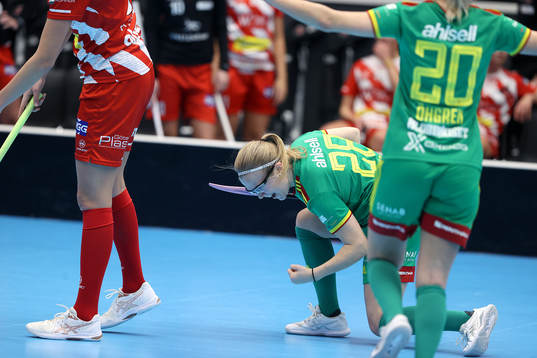 Thorengruppens Veera Kauppi jublar
