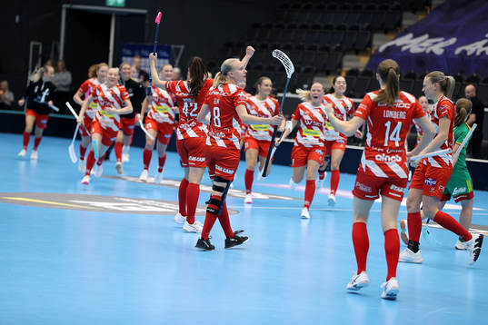under finalen i Svenska Cupen i innebandy mellan