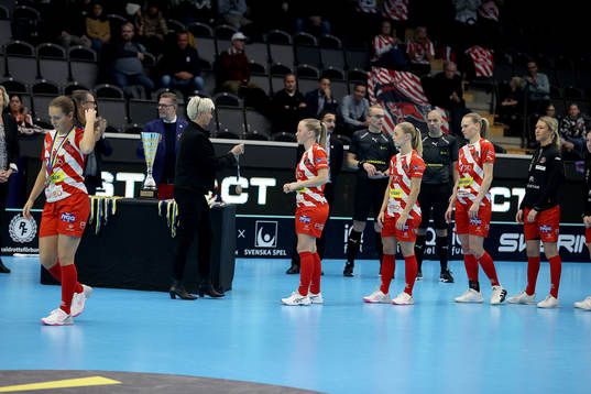 under finalen i Svenska Cupen i innebandy mellan