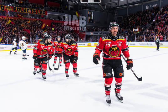 Luleås Sami Lepistö jublar