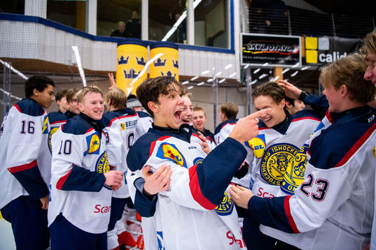 Stockholm Nords Jacob Söderberg-Nelson  jublar