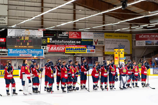 Spelarna i Stockholm Syd deppar