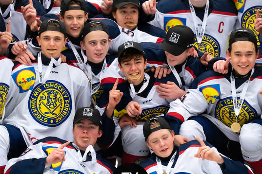 Stockholm Nords spelare jublar