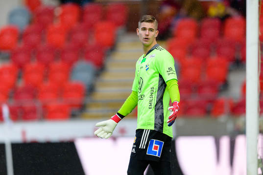 Östers målvakt Mathias Nilsson