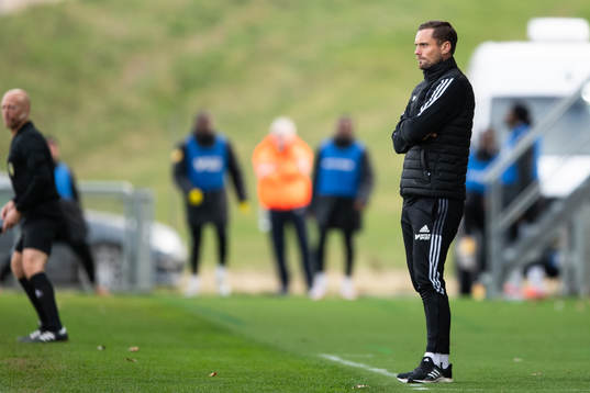 Falkenbergs tränare Tobias Tuvesson