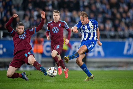 Malmö FFs Lasse Nielsen och IFK Göteborgs Oscar