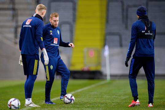 Dejan Kulusevski of the Swedish national football team