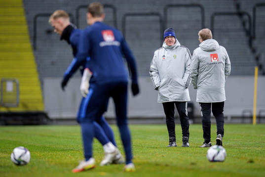 Head coach Janne Andersson of the Swedish national football