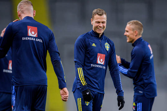 Viktor Claesson of the Swedish national football team