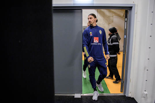 Zlatan Ibrahimovic of the Swedish national football team