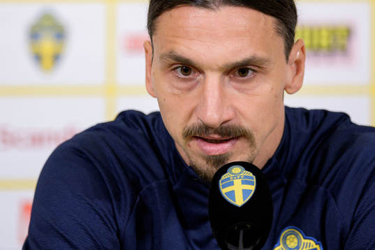 Zlatan Ibrahimovic of the Swedish national football team