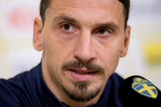Zlatan Ibrahimovic of the Swedish national football team