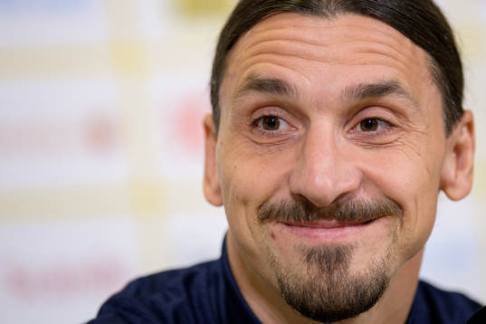 Zlatan Ibrahimovic of the Swedish national football team