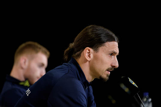 Zlatan Ibrahimovic of the Swedish national football team