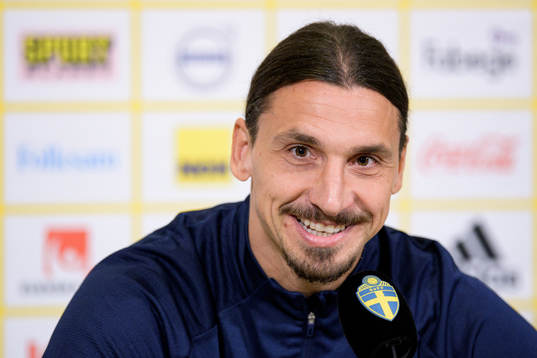 Zlatan Ibrahimovic of the Swedish national football team