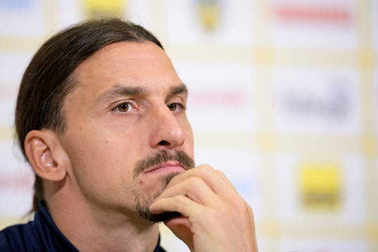 Zlatan Ibrahimovic of the Swedish national football team