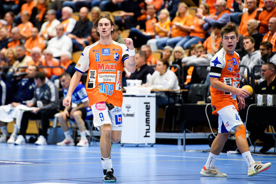Kristianstads Anton Hallbäck jublar