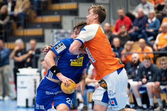 Kristianstads Hampus Henningsson och Ystads IFs Jonathan
