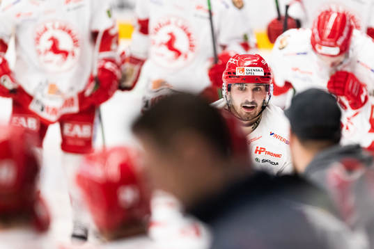 Troja/Ljungbys Kevin Karlsson jublar